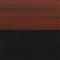 Kee Rectangle Training Table & Chair Set, 72 W, 24 L, 29 H, Wood, Metal, Fabric Top, Mahogany MT7224MHBPCM23BK - alternate 2